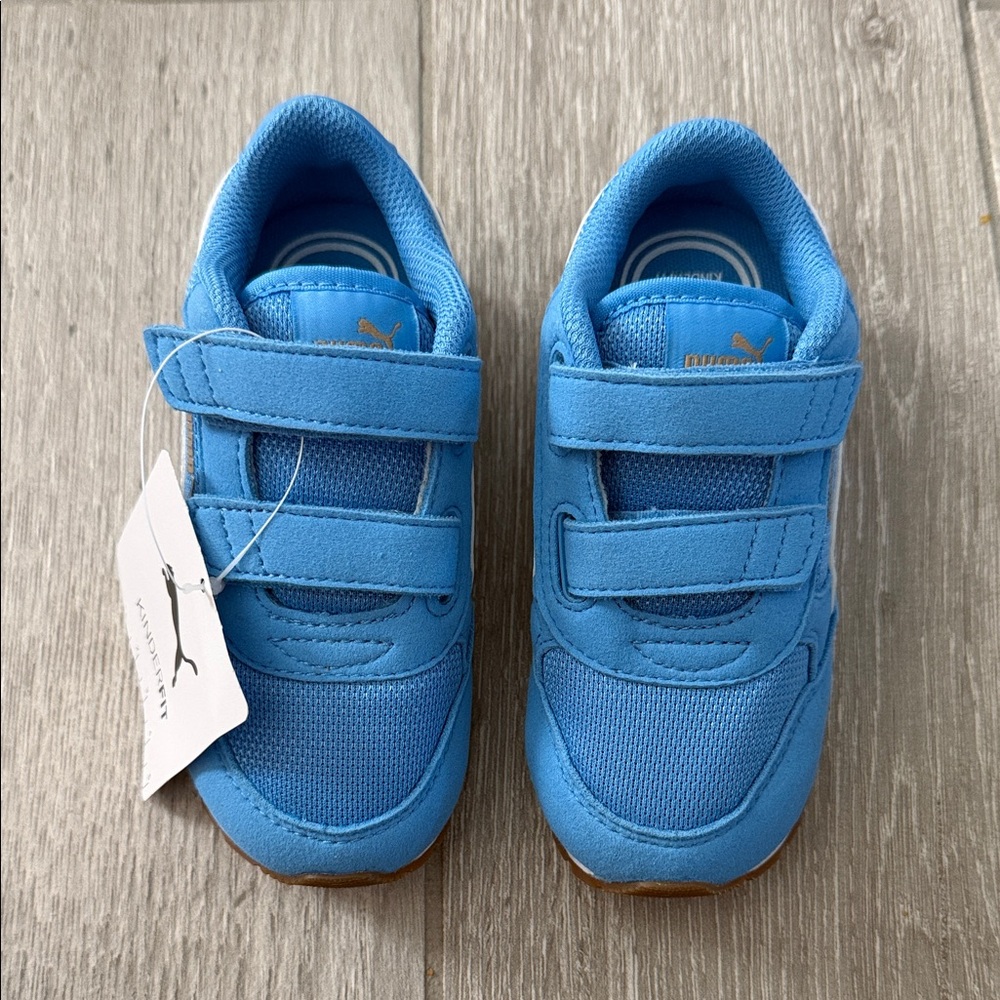 Toddler Light Blue Puma Sneakers, Size 8, NWT